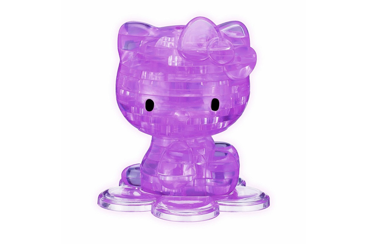 Купить 3д головоломку Hello Kitty Crystal Puzzle 3d пазл номер 9024 цена  330р.